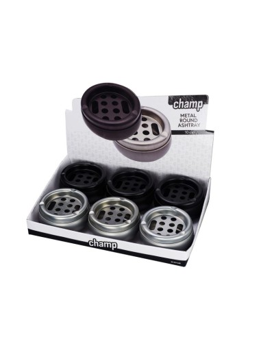 Cenicero Champ Metal Round